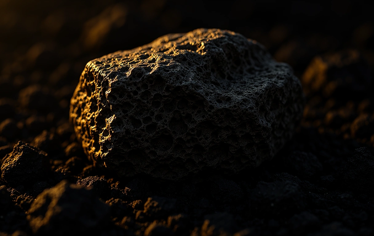 Volcanic earth texture